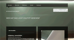 Desktop Screenshot of lichtplanung-innenarchitektur.de